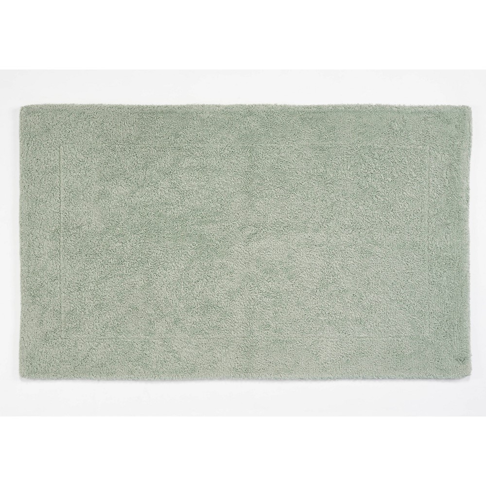 Double Bath Mat 210 by Designer Abyss & Habidecor in Aqua Blue